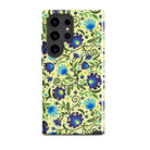 Gdańsk Blues Wycinanki Samsung Case over yellow - The Global Wanderer