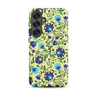 Gdańsk Blues Wycinanki Samsung Case over yellow - The Global Wanderer