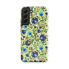 Gdańsk Blues Wycinanki Samsung Case over yellow - The Global Wanderer