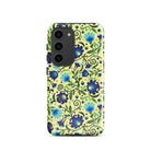 Gdańsk Blues Wycinanki Samsung Case over yellow - The Global Wanderer