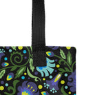 Gdańsk Blues Wycinanki Tote Bag over black - The Global Wanderer