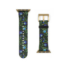 Gdańsk Blues Wycinanki Watch Band over black - The Global Wanderer