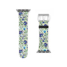 Gdańsk Blues Wycinanki Watch Band over white - The Global Wanderer