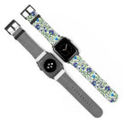 Gdańsk Blues Wycinanki Watch Band over white - The Global Wanderer