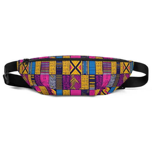 Ghanaian Kente Cloth Fanny Pack - The Global Wanderer