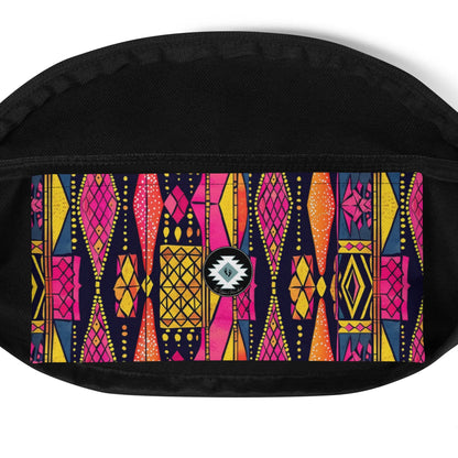 Ghanaian Kente Cloth Fanny Pack - The Global Wanderer