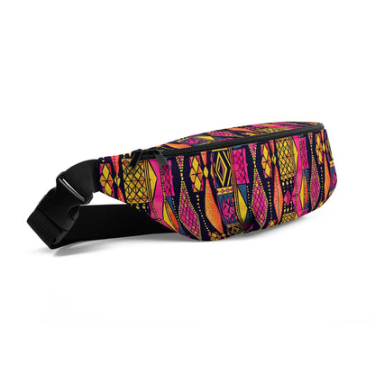 Ghanaian Kente Cloth Fanny Pack - The Global Wanderer