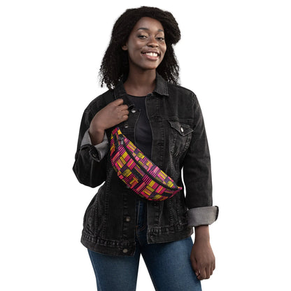 Ghanaian Kente Cloth Fanny Pack - The Global Wanderer