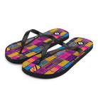 Ghanaian Kente Cloth Flip Flops - The Global Wanderer