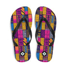 Ghanaian Kente Cloth Flip Flops - The Global Wanderer