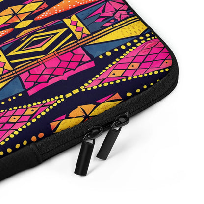 Ghanaian Kente Cloth Laptop Case - The Global Wanderer