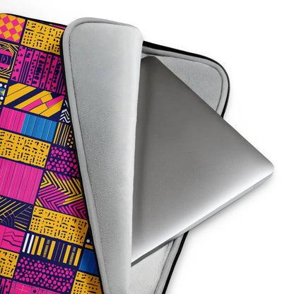 Ghanaian Kente Cloth Laptop Case - The Global Wanderer