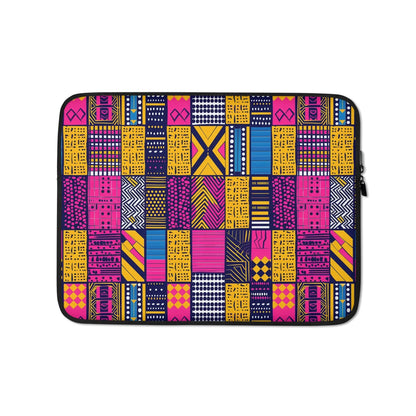 Ghanaian Kente Cloth Laptop Case - The Global Wanderer