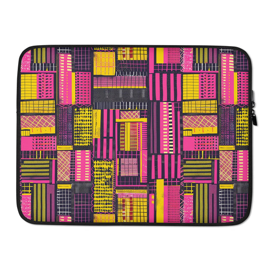 Ghanaian Kente Cloth Laptop Case - The Global Wanderer