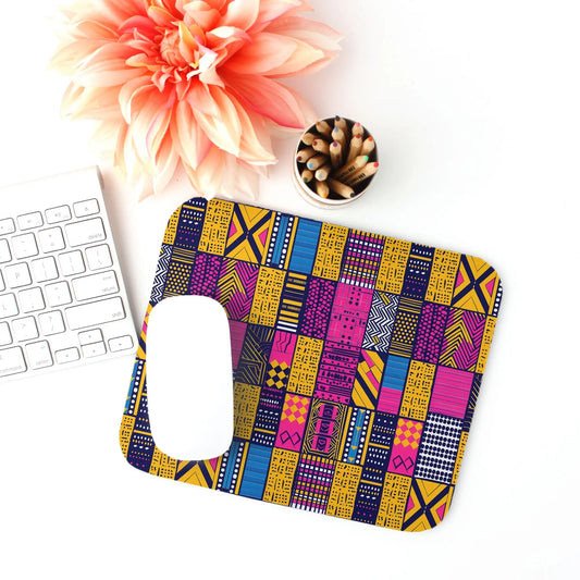 Ghanaian Kente Cloth Mouse Pad - The Global Wanderer