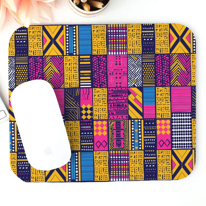 Ghanaian Kente Cloth Mouse Pad - The Global Wanderer