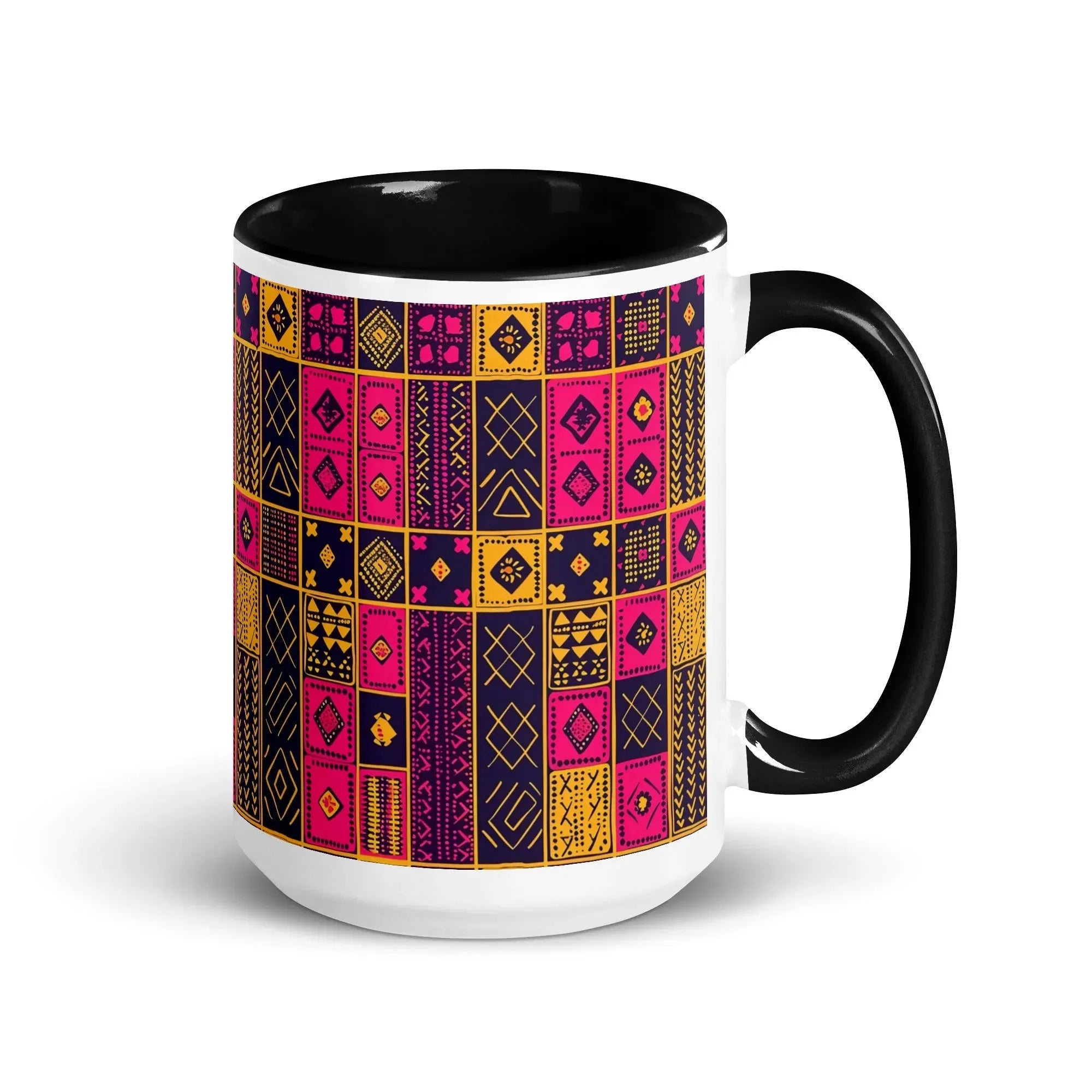 Ghanaian Kente Cloth Mug - The Global Wanderer