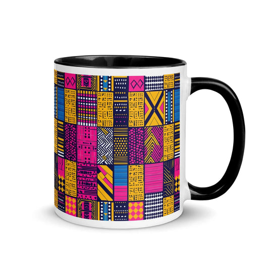 Ghanaian Kente Cloth Mug - The Global Wanderer