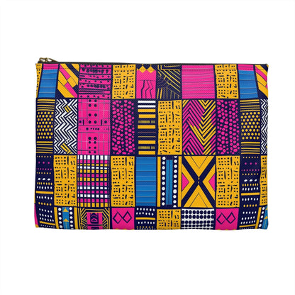 Ghanaian Kente Cloth Print Pouch - The Global Wanderer