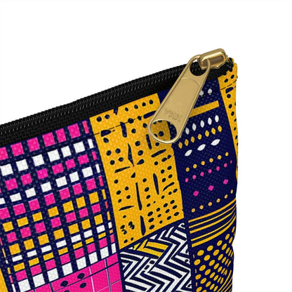 Ghanaian Kente Cloth Print Pouch - The Global Wanderer