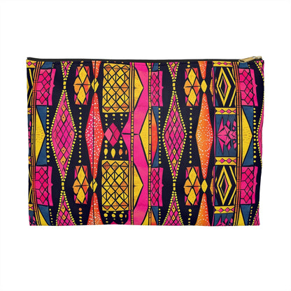 Ghanaian Kente Cloth Print Pouch - The Global Wanderer