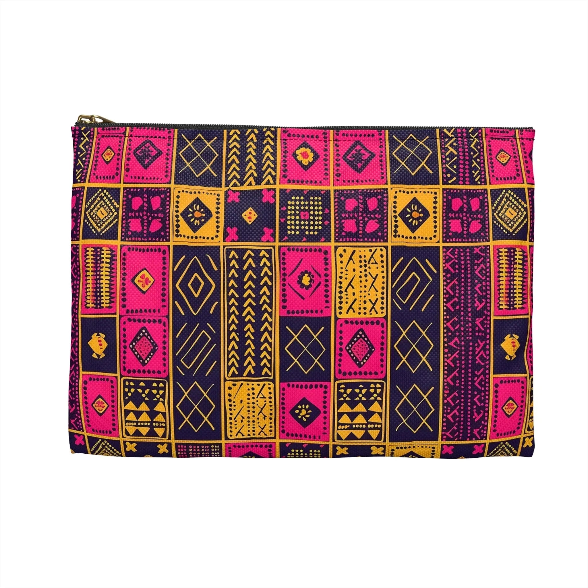 Ghanaian Kente Cloth Print Pouch - The Global Wanderer