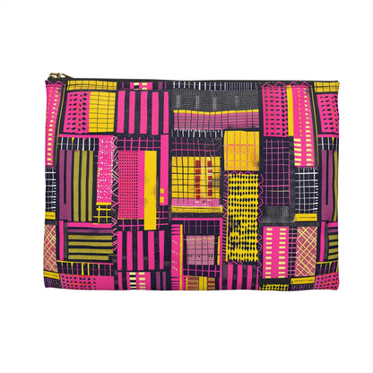 Ghanaian Kente Cloth Print Pouch - The Global Wanderer