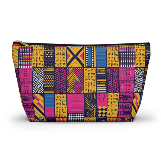 Ghanaian Kente Cloth Print Pouch - The Global Wanderer