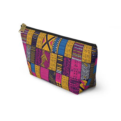 Ghanaian Kente Cloth Print Pouch - The Global Wanderer