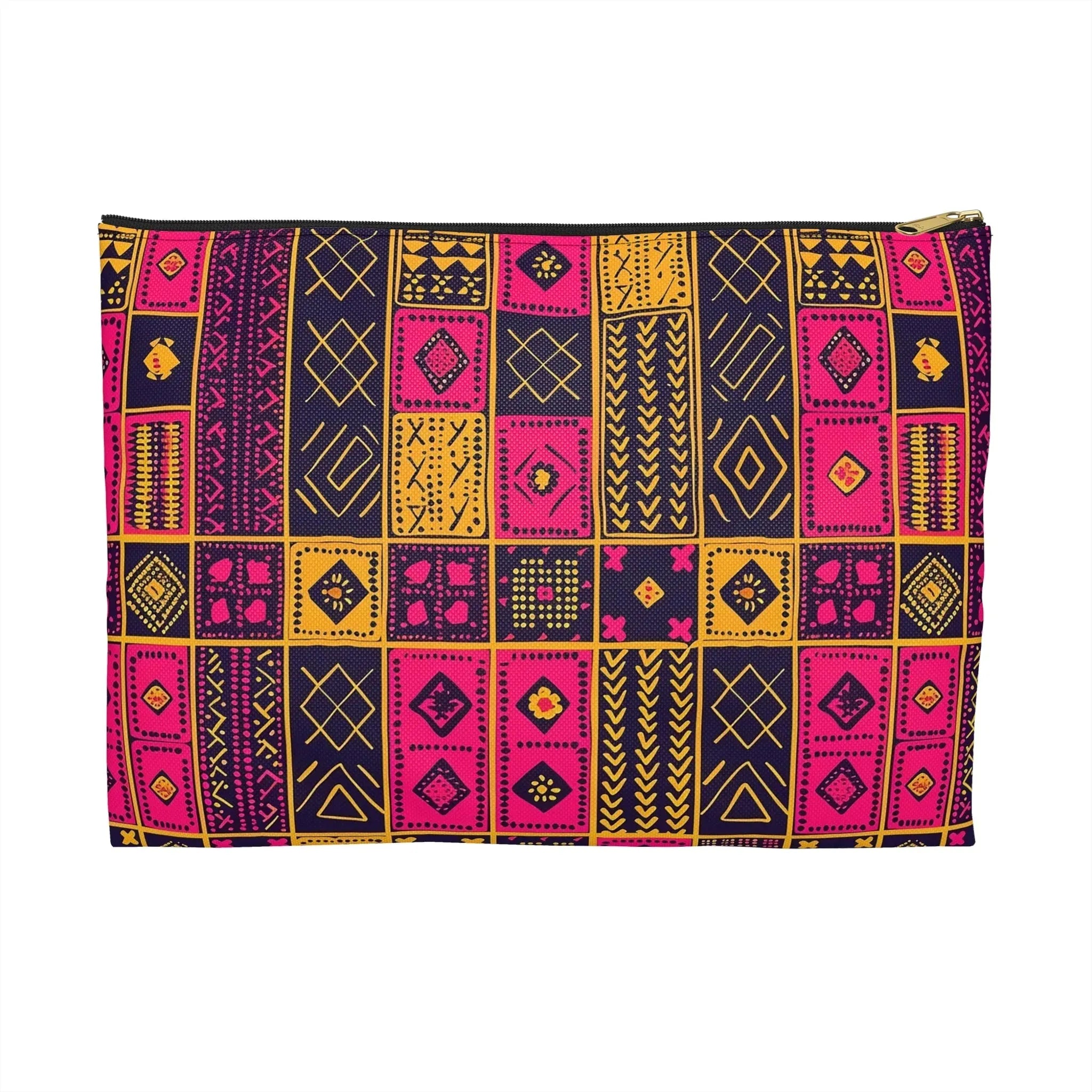 Ghanaian Kente Cloth Print Pouch - The Global Wanderer