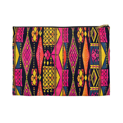 Ghanaian Kente Cloth Print Pouch - The Global Wanderer