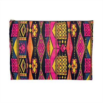 Ghanaian Kente Cloth Print Pouch - The Global Wanderer