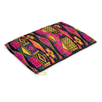 Ghanaian Kente Cloth Print Pouch - The Global Wanderer