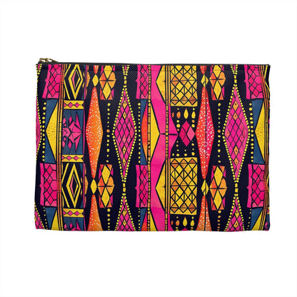 Ghanaian Kente Cloth Print Pouch - The Global Wanderer