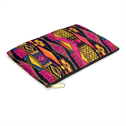 Ghanaian Kente Cloth Print Pouch - The Global Wanderer