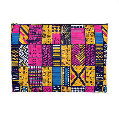 Ghanaian Kente Cloth Print Pouch - The Global Wanderer