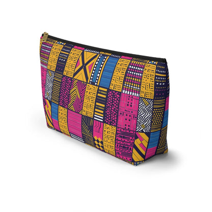 Ghanaian Kente Cloth Print Pouch - The Global Wanderer