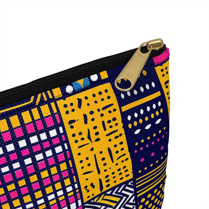 Ghanaian Kente Cloth Print Pouch - The Global Wanderer