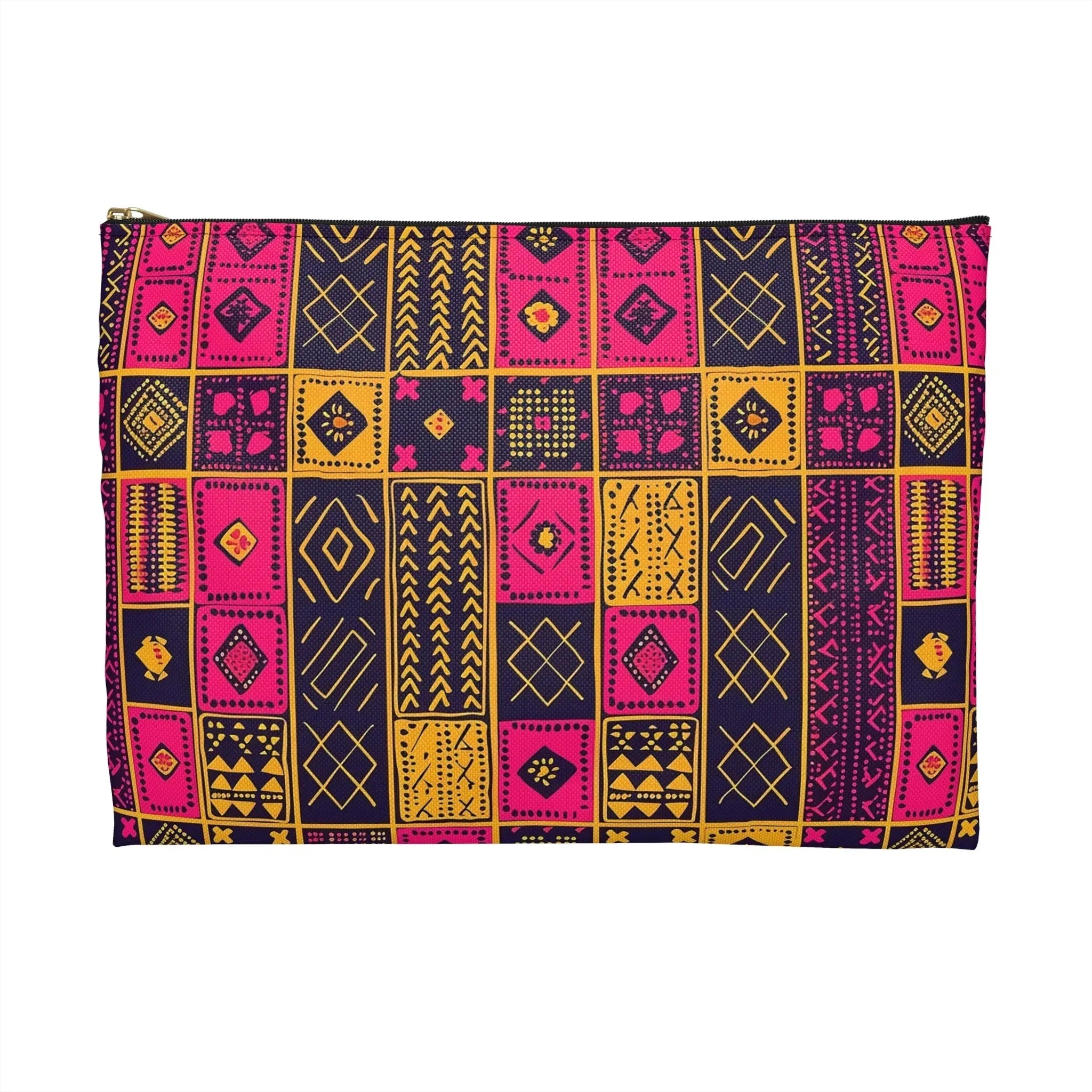 Ghanaian Kente Cloth Print Pouch - The Global Wanderer