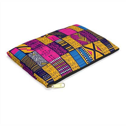 Ghanaian Kente Cloth Print Pouch - The Global Wanderer