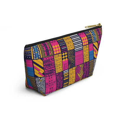 Ghanaian Kente Cloth Print Pouch - The Global Wanderer