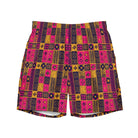 Ghanaian Kente Cloth Recycled Men's Swim Trunks - The Global Wanderer