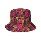 Ghanaian Kente Cloth Reversible Bucket Hat - The Global Wanderer