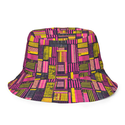 Ghanaian Kente Cloth Reversible Bucket Hat - The Global Wanderer