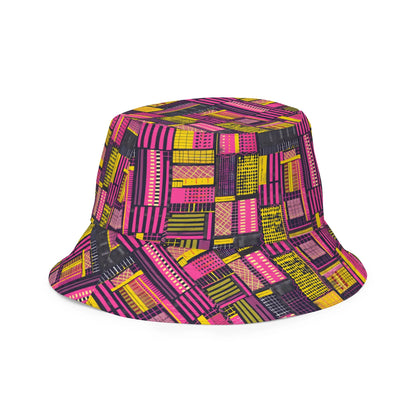 Ghanaian Kente Cloth Reversible Bucket Hat - The Global Wanderer