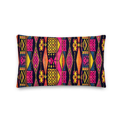 Ghanaian Kente Cloth Throw Pillow - The Global Wanderer