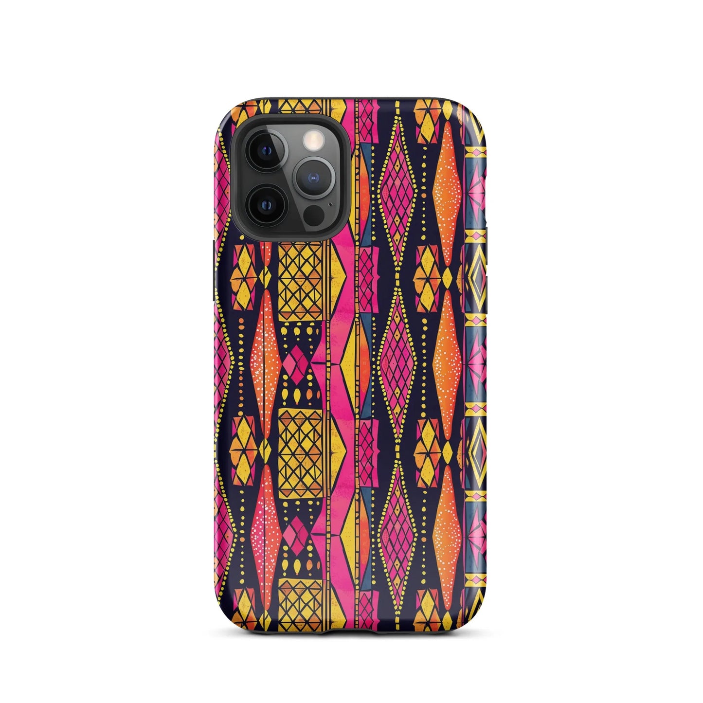 Ghanaian Kente Cloth Tough MagSafe iPhone® Case - The Global Wanderer