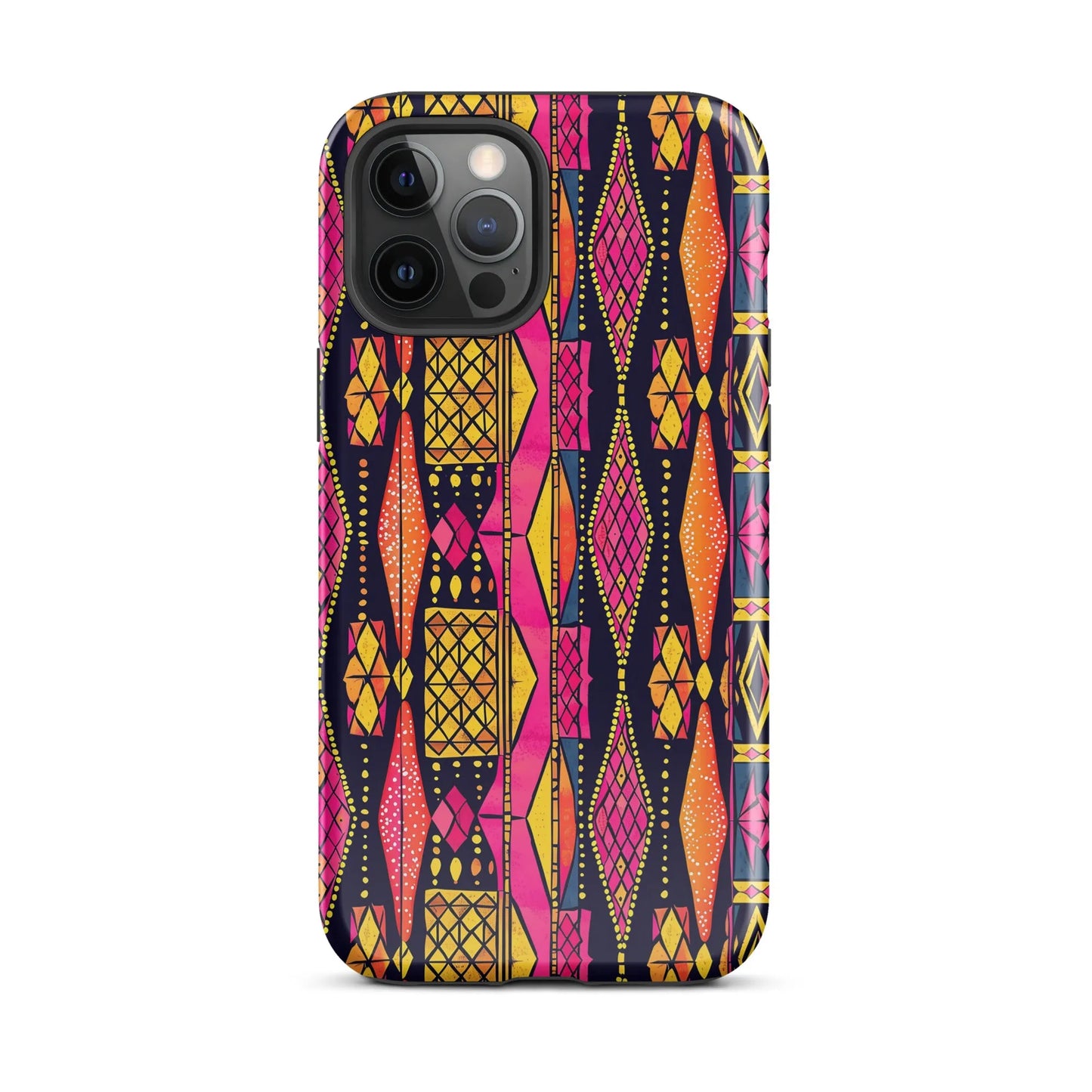 Ghanaian Kente Cloth Tough MagSafe iPhone® Case - The Global Wanderer