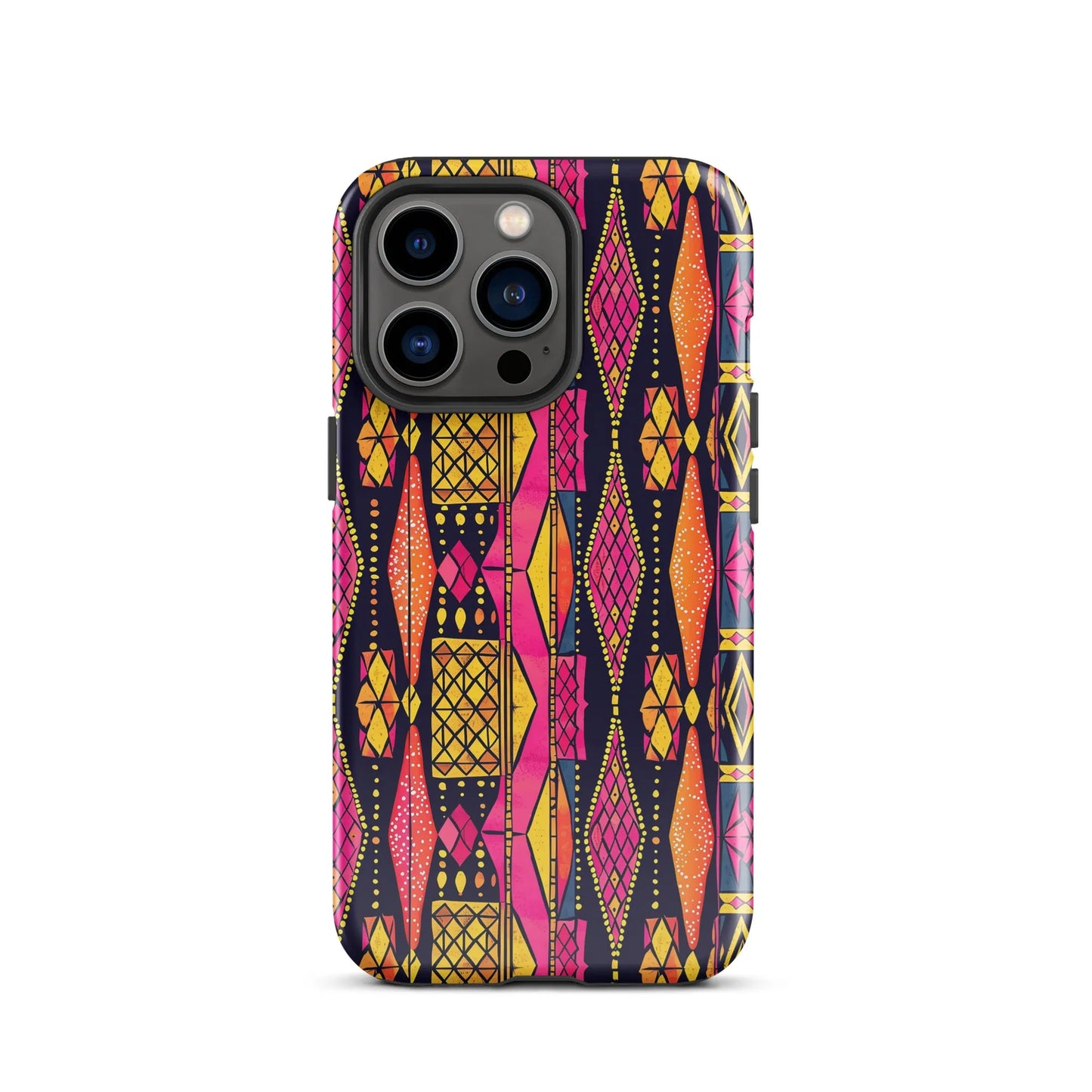 Ghanaian Kente Cloth Tough MagSafe iPhone® Case - The Global Wanderer