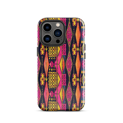 Ghanaian Kente Cloth Tough MagSafe iPhone® Case - The Global Wanderer